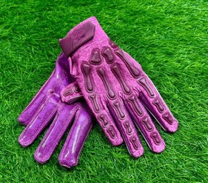ถุงมือกีฬากลางแจ้งสีน้ำเงิน Calup Industries พร้อมลายปั๊มนูน ฝ่ามือกันลื่น ปิดด้วยแถบตีนตุ๊กแก ใช้ได้ทุกเพศทุกวัย ทุกฤดูกาล - Product Image 4