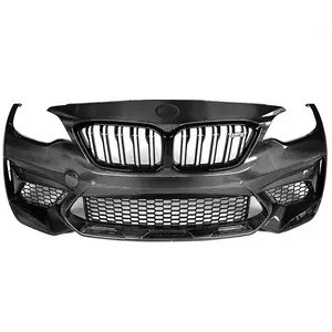 For BMW F87 M2 Modified Exterior Aerodynamic Kits OEM M2C Style Carbon Fiber front bumper with front lip