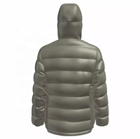 Vêtements d'hiver chauds, rembourrage, vêtements d'extérieur, manteau matelassé chaud, manteau noir, doudoune, Logo personnalisé, tissé pour l'extérieur, épais