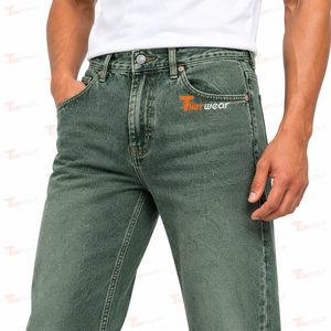Jean en denim déchiré slim fit de haute qualité pour homme, délavage moyen, style décontracté en coton, idéal pour le printemps, vente en gros - Product Image 5