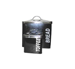Premium Customized Galvanized Round Metal Canister with Secure Lid for Elegant Pantry Use - Product Image 2