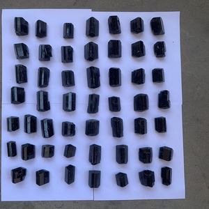 Turmalina Negra Natural en Bruto con Doble Terminación, Piedra Preciosa Religiosa para Decoración de Bodas y Regalos - Product Image 3