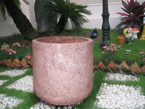 Pots à fleurs en béton écologique avec base large pour jardin, aménagement paysager et usage extérieur commercial - Product Image 3
