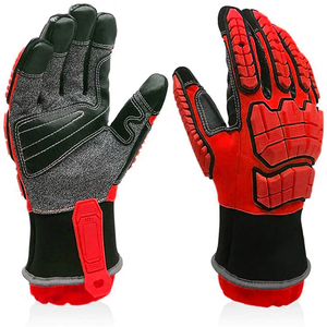 Guantes de seguridad TPR transpirables, de material suave, de alta protección para las manos, con un diseño único y logotipo personalizado. - Product Image 5