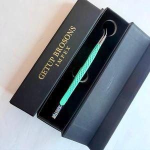 แหนบดัดขนตา Plasma Slim Curve Isolation Lash Tweezers ปลายไฟเบอร์ แหนบสแตนเลสกันน้ำ 10 มม. รับทำโลโก้แบรนด์ส่วนตัว - Product Image 2