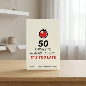 50 choses à réaliser avant que ce ne soit trop tard par Manoj Chenthamarakshan, livre de développement personnel pour la croissance personnelle, édition anglaise, couverture souple - Product Image 1