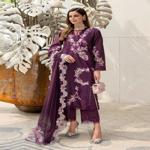 Ropa de Mujer _ 2026 _ Traje de 3 Piezas Bordado para Mujer, Listo para Usar, para Chicas y Mujeres, 100% Impresionante - Product Image 1