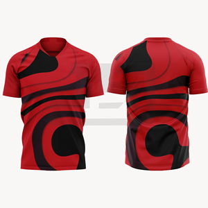 Camiseta de Fútbol Personalizada con Impresión por Transferencia de Calor, 100% Poliéster, Manga Corta, Ligera, de Secado Rápido y Transpirable - Product Image 2