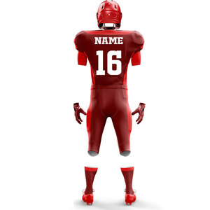 Fully Digital Printed Personalized V <b>Neck</b> Compression Jersey with Short <b>Padded</b> Pant Soccer Uniform American Football Uniform Kit - Product Image 6