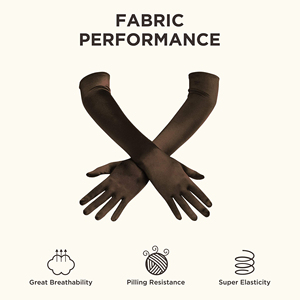 <b>Long</b> Leather <b>Gloves</b> Women Fashion Dress <b>Gloves</b> Custom Leather <b>Gloves</b> High Quality Fully Customizable Dress <b>Gloves</b> For Women - Product Image 4