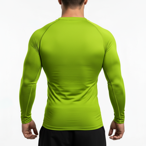 <b>Compression</b> <b>Shirt</b> Men Gym Training Breathable Slim Fit Activewear - Product Image 2