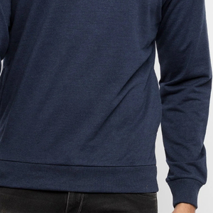 Sweat-shirt à col rond pour homme, coupe classique, couleur unie, tricoté, 100% coton, vêtement décontracté pour l'automne - Product Image 5