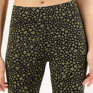 High Waist Full Length Yoga <b>Leggings</b> Solid Color Spandex/Polyester Four-Way Stretch Seamless Elastic Waist 220g Women's Pants - Product Image 5