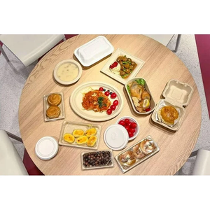 Contenants alimentaires à emporter en bagasse, biodégradables, sans BPA, écologiques, robustes, étanches, compostables - Product Image 5