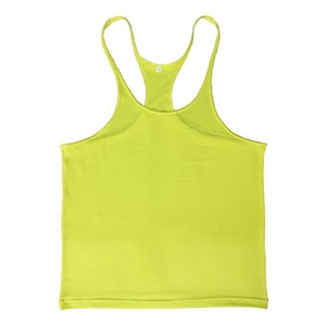 Custom 100% Cotton Tank Top Cotton Back Gym <b>Stringers</b> for Men Breathable Quick Dry 220g Gym <b>Vest</b> Oversized Sleeveless Shirt - Product Image 4