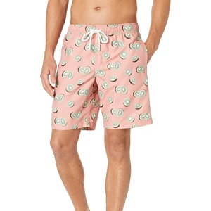 Short de bain confortable à taille mi-haute, respirant, en tissu extensible et à ajustement sûr, idéal pour la natation et les activités de plein air - Product Image 3