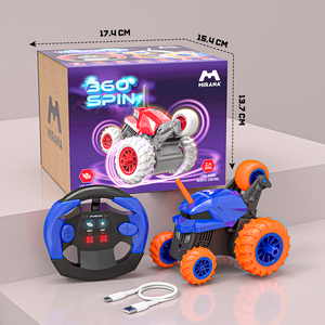 Voiture télécommandée Mirana 360 rotative et acrobatique |   Véhicule télécommandé haute vitesse Warrior |   Câble USB rechargeable de type C pour jouets - Product Image 6