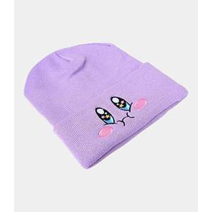 Purple <b>Satin</b> <b>Lined</b> Kirby <b>Beanie</b> Fashion Hairband Accessory - Product Image 3