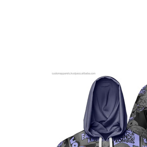 Sweat à capuche épais 100 % coton, vierge, haute densité (GSM), qualité supérieure, vente en gros pour marques de streetwear personnalisées - Product Image 3