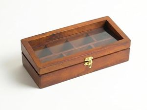 Six Blends Eco-Friendly American Style Multifunction Spice Box Set with Sheesham Wood Containers & Spoon <b>for</b> <b>Kitchen</b> Masala - Product Image 4