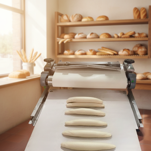 เครื่องขึ้นรูปแป้งแบบรางคู่ความเร็วสูง เทคโนโลยีขึ้นรูปขนมปังสแตนเลสไร้รอยต่อ - Product Image 5