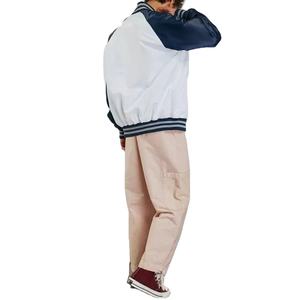 Veste universitaire à capuche pour homme, thème baseball, logo personnalisé, coupe ample, décontractée, imperméable, motif en laine, collection automne-hiver - Product Image 3