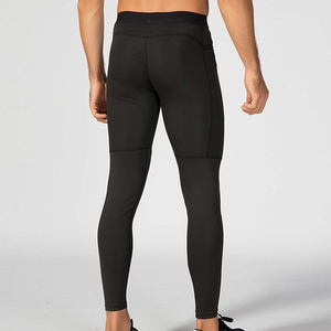 Pantalon de compression fitness, vêtements de course, collants de compression, taille élastique, collants de compression sportifs avec poches - Product Image 2