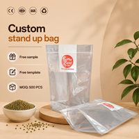 Sacs d'emballage personnalisés refermables à fermeture éclair pour gâteaux au chocolat, sachets Doypack thermoscellables pour snacks, sachets Mylar de qualité alimentaire pour chips