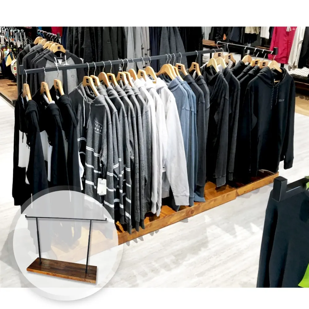 Clothing furniture display racks for stores