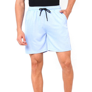 Shorts d'entraînement pour hommes, style urbain, couleur unie, taille élastique, séchage rapide, respirant, pour la gym, la course et le sport - Product Image 1