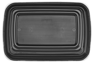 Rectangular <b>Plastic</b> <b>Food</b> <b>Container</b> with Lid Microwave Safe Bpa Free Single Compartment Airtight 32oz Capacity - Product Image 6