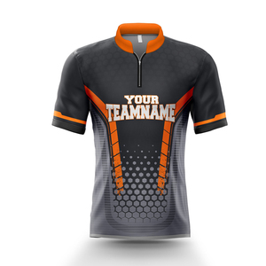 Breathable Professional Team Sportswear <b>Bowling</b> for Shirts Short Anti-Bacterial Moisture-Wicking Custom Athletic Team Apparel - Product Image 1
