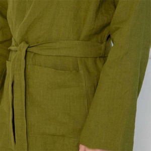 Durable Polyester/Cotton Men Bathrobe-Premium Quality Seamless Eco-Friendly & Breathable Custom Logo/Colors Wholesale Available - Product Image 5