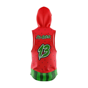 Uniformes de Fútbol 7v7 Personalizados de Alta Calidad, Transpirables, sin Mangas, con Capucha, Completamente de Poliéster, Conjuntos de Uniformes 7v7 Personalizados para Hombre - Product Image 3