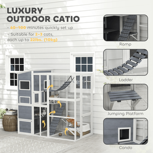 Cuccia e Arredamento per Animali Domestici, Recinto per Gatti - Product Image 3