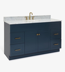 Venta al por Mayor de Mueble de Baño Felix de 61 Pulgadas con Lavabo Individual, Solo 2 Opciones de Acabado, Fábrica en Vietnam - Product Image 2