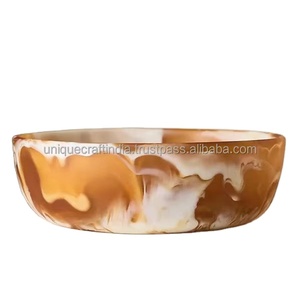 Tazón de Resina Pulida Hecho a Mano, Ecológico y Personalizado, Multiusos para el Hogar, Cocina, Decoración de Mesa, Plato para Servir - Product Image 5