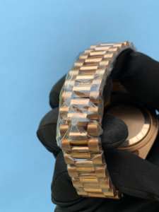 BOJ Plain R.O.L.E.X.25 41MM Top Seller Rose Gold Tone Stainless Steel Mechanical Automatic Japanese Analog Wrist <b>Watch</b> Low Price - Product Image 5