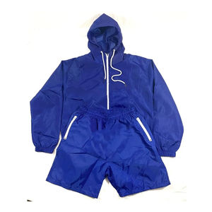 Windbreaker Tracksuit Short Set Custom <b>Mens</b> Clothing Short and <b>Jacket</b> Jogger Set Two Piece Zipper <b>Track</b> Suit Polyester - Product Image 5