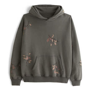 Sweat à capuche pour homme personnalisé OEM de haute qualité en coton, version classique, col roulé avec cordon de serrage, manches longues, pour le sport et la remise en forme - Product Image 2