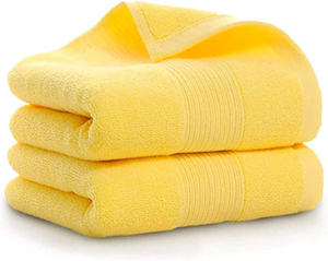 Toalla de Baño y Cara de Algodón 100%, Estilo Casual, Alta Calidad, Gruesa, Absorbente, Ecológica, Personalizable OEM, Unisex, Gran Venta - Product Image 1