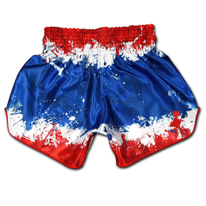 Shorts de Muay Thai en tissu à séchage rapide, pour entraînement d'élite, MMA, boxe, kickboxing, vêtements de sport, taille et design personnalisés - Product Image 4