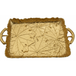 Luxury Antique Brass <b>Ribbon</b> Tray with Bow Handles Elegant Gold Decorative Serving Tray for Home Decor <b>Weddings</b> Decor - Product Image 6