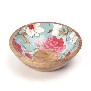 Juego de 3 Tazones de Servir de Metal Premium con Base de Diseño Floral, Vajilla Elegante para el Hogar y Hoteles - Product Image 6