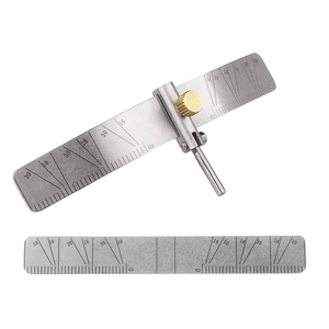 ไม้บรรทัดวัดตำแหน่งรากฟันเทียม คู่มือการระบุตำแหน่งสำหรับการผ่าตัด เครื่องวัดมุม สามารถนึ่งฆ่าเชื้อได้ ผลิตจากสแตนเลส ใช้งานด้วยมือ - Product Image 1