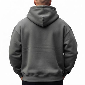 Meilleures ventes : sweats à capuche épais pour hommes en molleton de coton, style streetwear moderne pour l'hiver, vêtements décontractés - Product Image 2