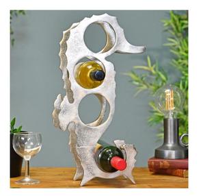 Estante para Vino de 14 Botellas, Moderno, de Metal Dorado, para Encimera, Mesa, Gabinete o Despensa - Product Image 5