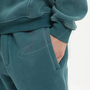 Trajes Deportivos Unisex Hechos en Fábrica Directa al Por Mayor, Tela de Forro Polar de 450 GSM, Color Azul, Modelo 2026, Producción Personalizada - Product Image 5