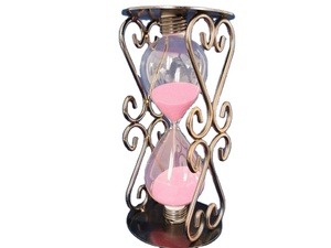 Sablier en laiton sable verre en laiton sablier dessus de Table en laiton décor décor à la maison sable minuterie sable horloge sablier dents brossage - Product Image 5