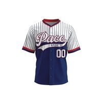 Jersey Baseball Kampus Unisex Nama Tim Kustom Cetak Digital 100% Katun Organik Bernapas Cepat Kering Ukuran Besar V-Neck